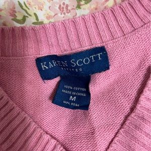 karen scott long sleeve sweaters. Size M